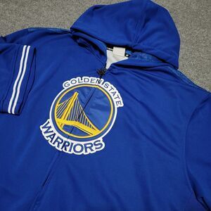 Golden State Warriors Warmup Shirt Jacket Zipway Tear-a-Way  Men's 3XL